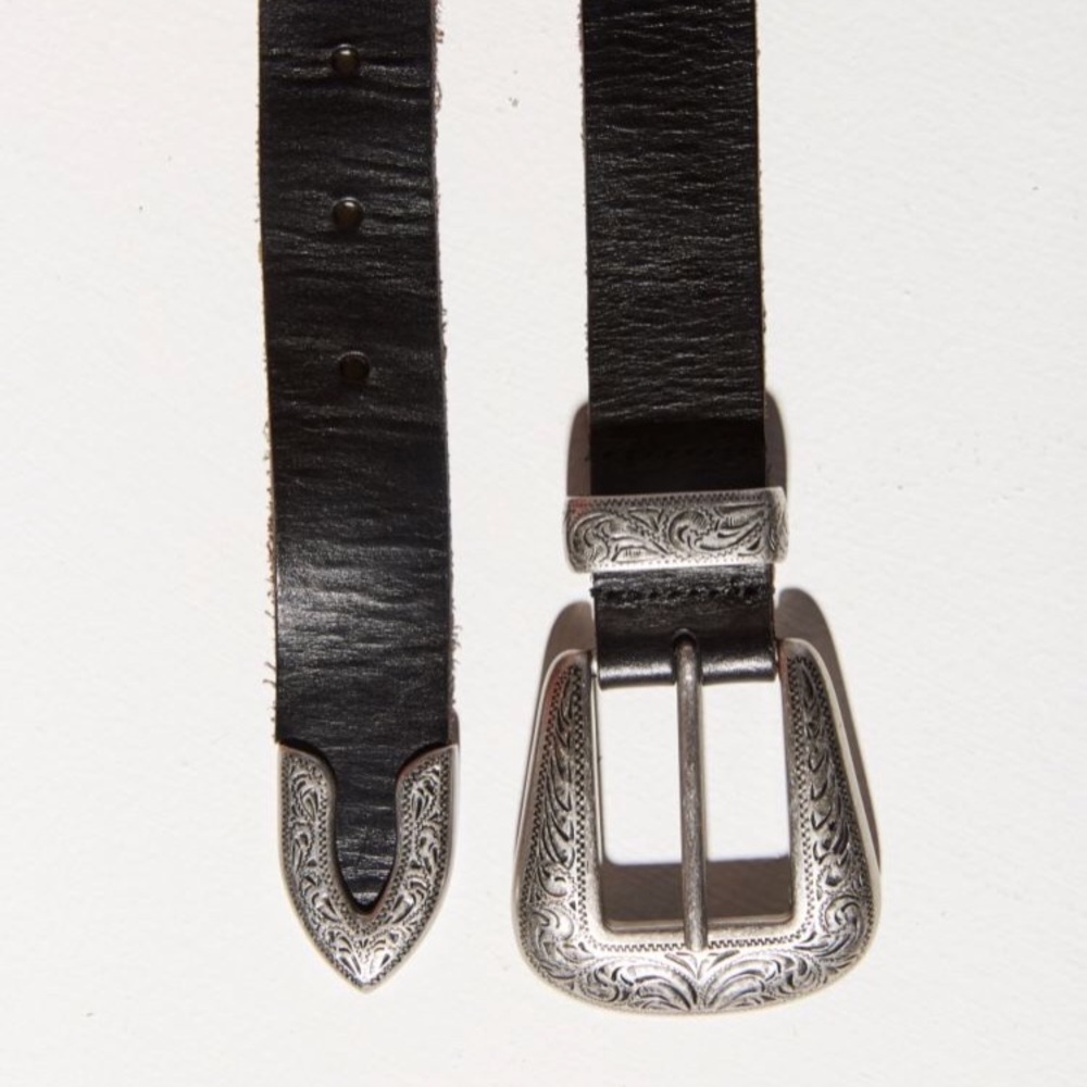 Urban Outfitters Ecote Metal-Tipped Leather Belt